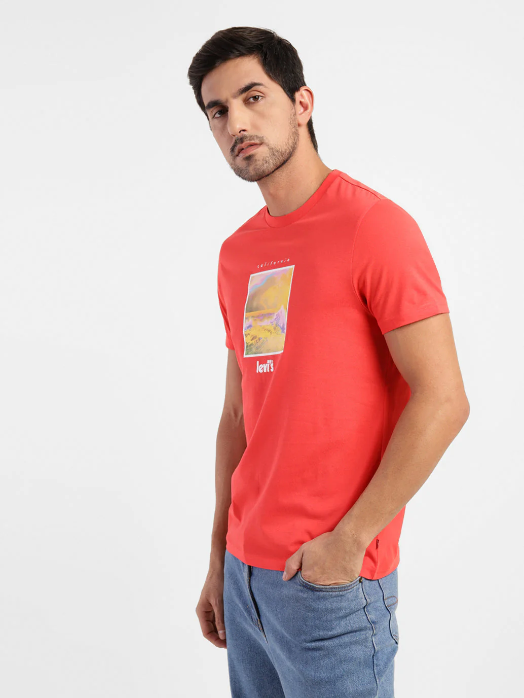 Men's Graphic Print Slim Fit T-shirt - Image 4