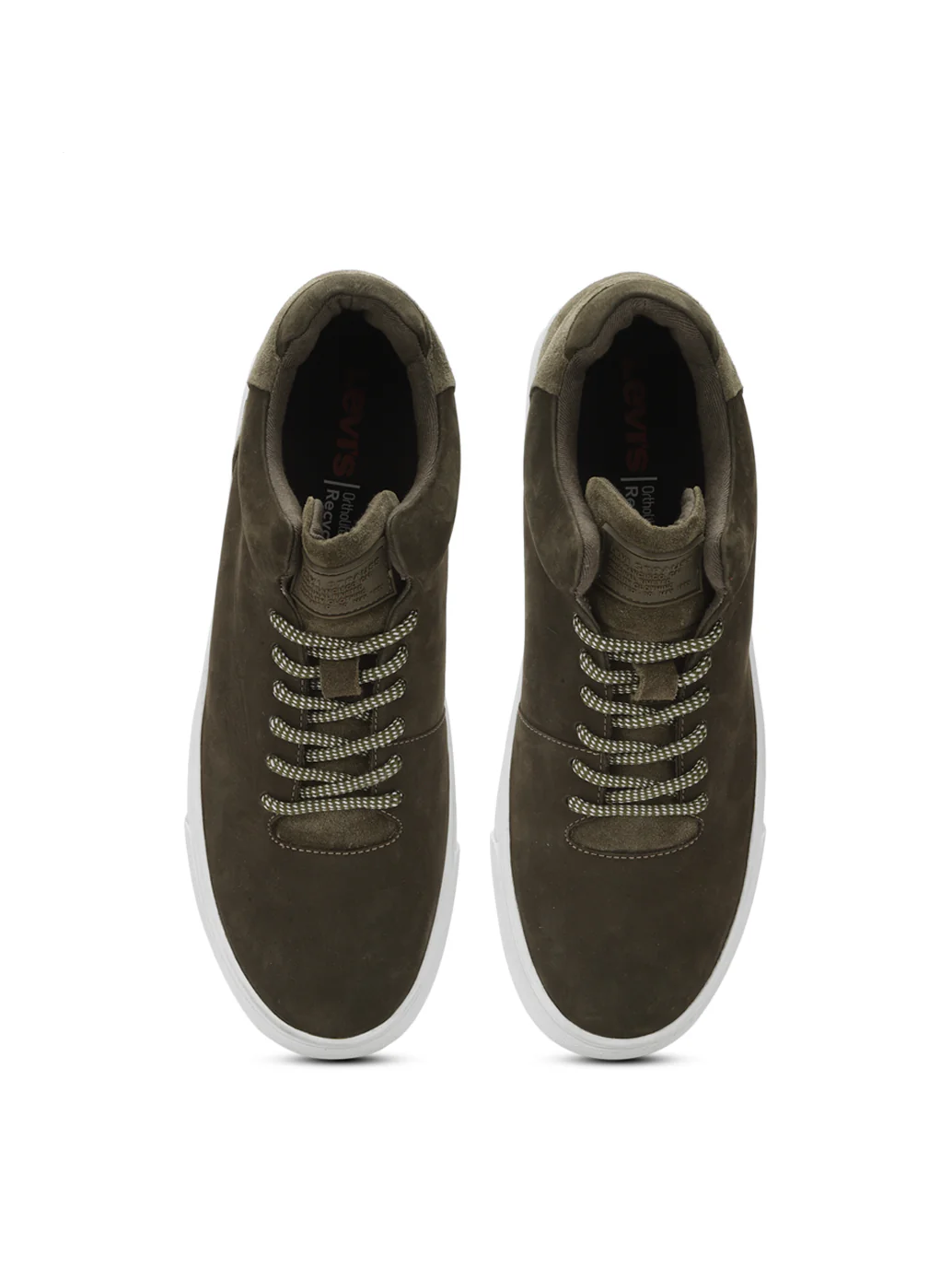Men's Dapper Olive Casual Shoes - Image 2
