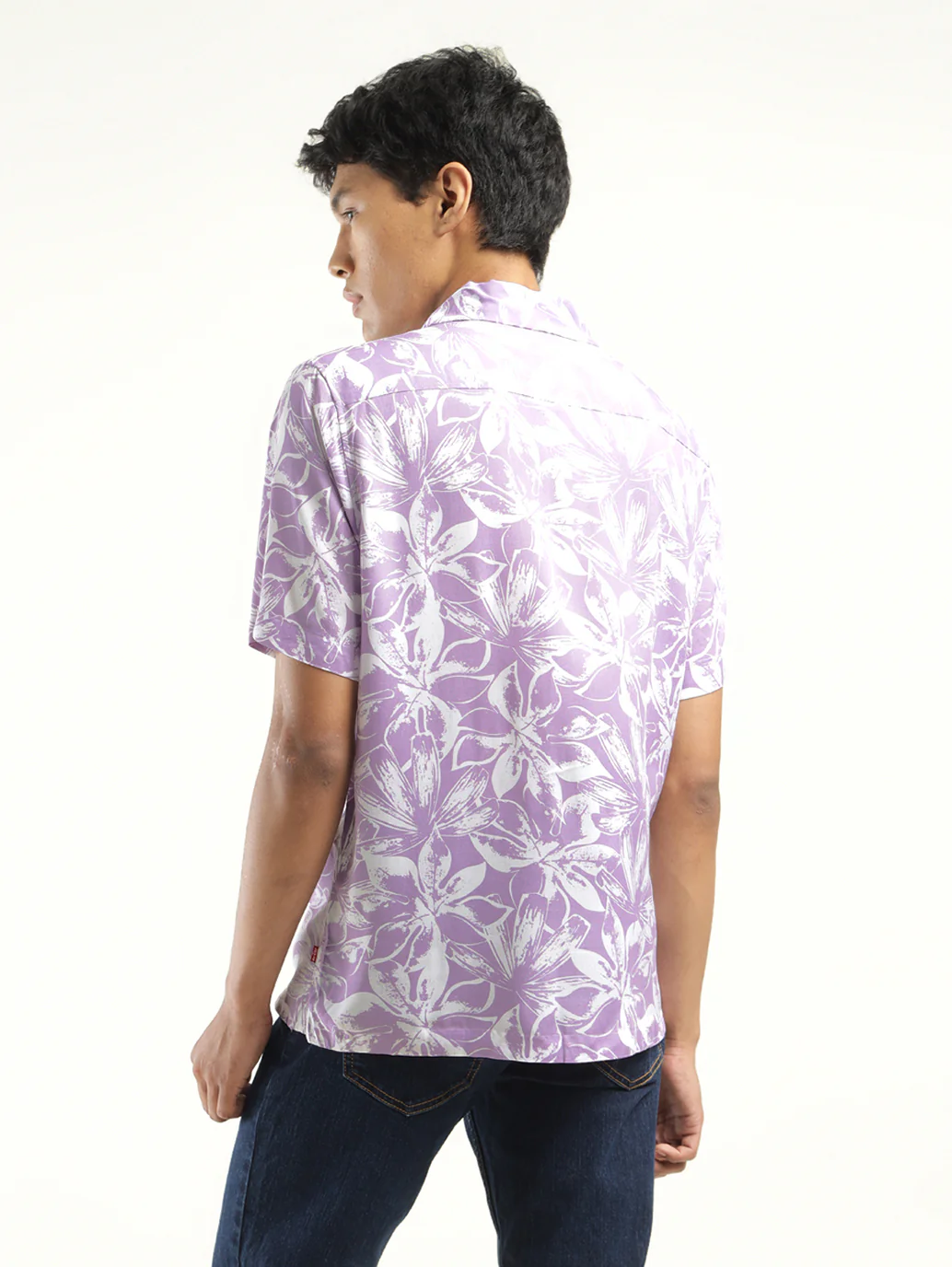 Men's Floral Print Camp Shirt - Image 4