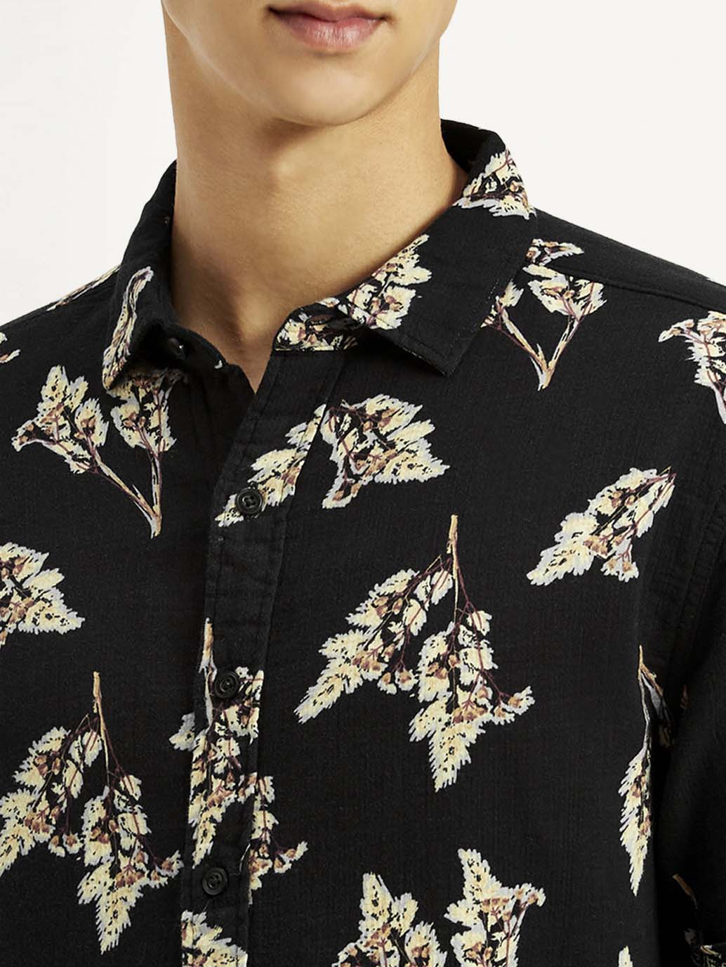 Men's Floral Slim Fit Shirt - Image 4