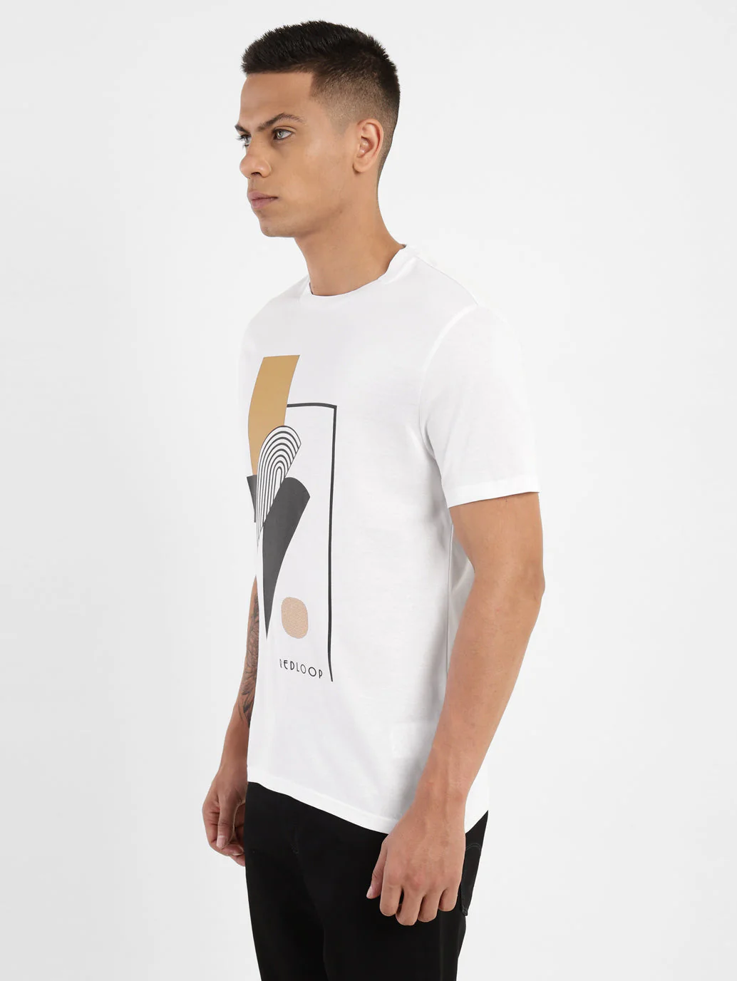 Men's Graphic Print Crew Neck T-shirt - Image 4