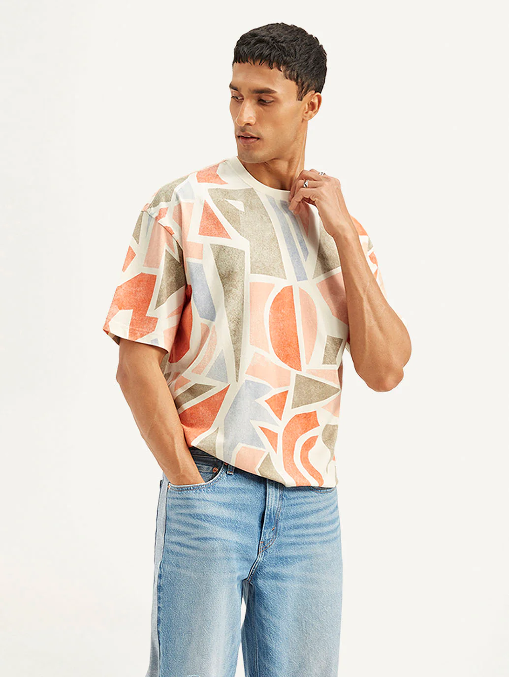Men's Loose Fit Graphic T-shirt - Image 2