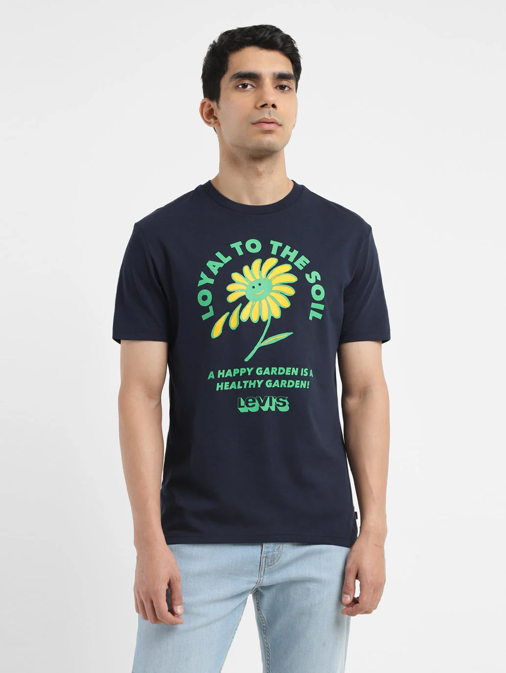 Men's Graphic Print Crew Neck T-shirt - Image 2