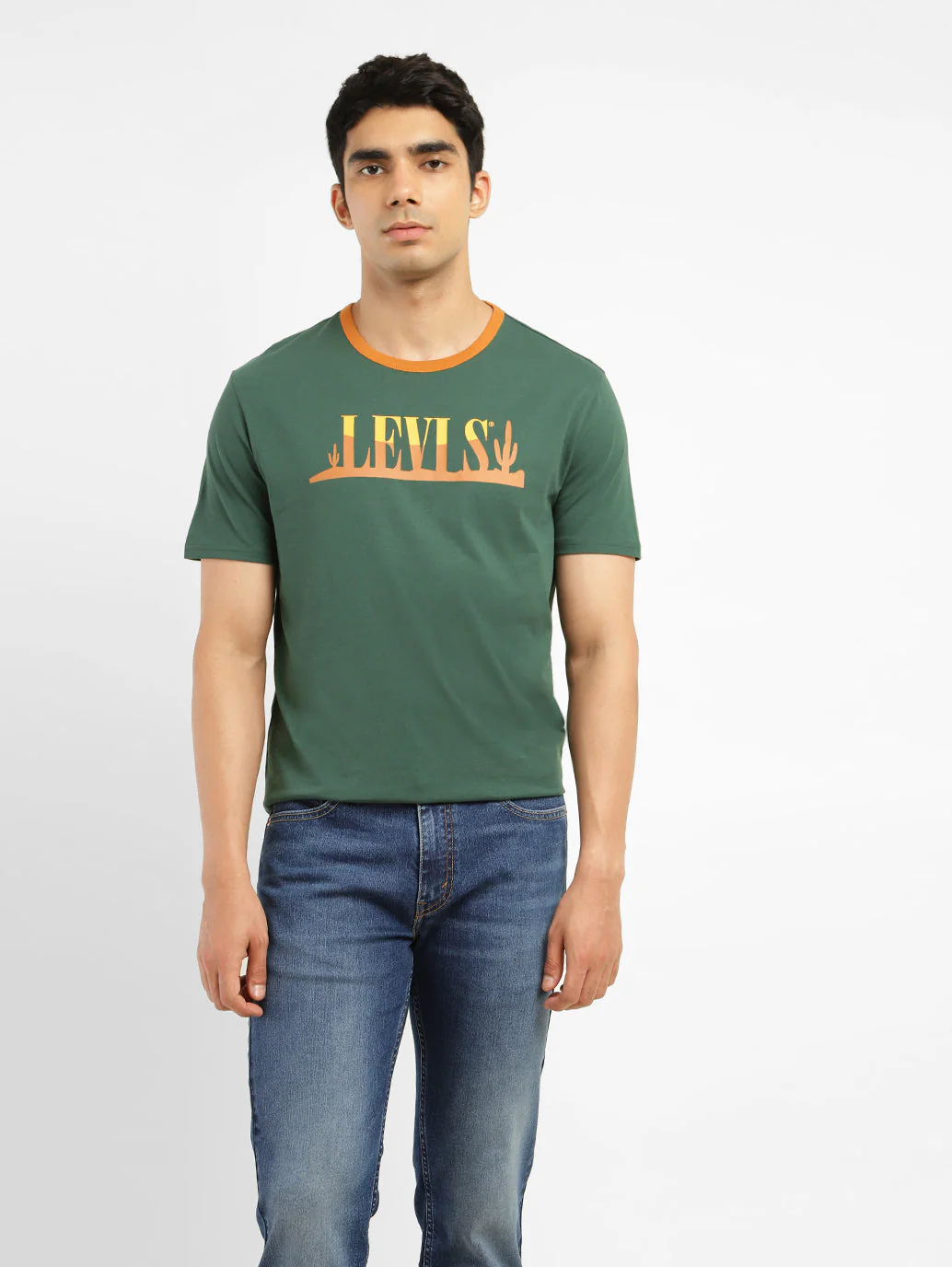 Men's Brand Logo Slim Fit T-shirt - Image 2