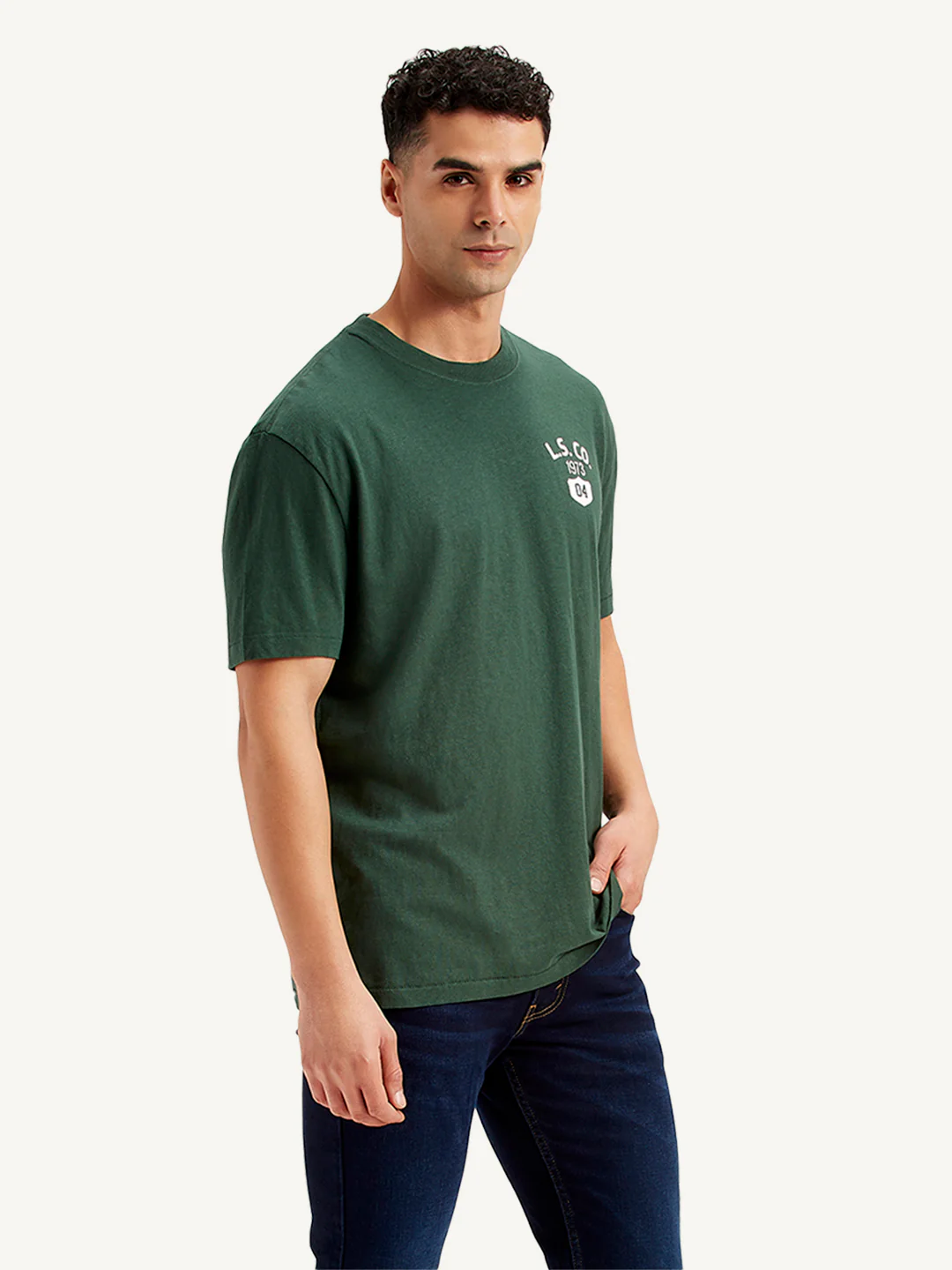 Men's Graphic Print Crew Neck T-shirt - Image 3