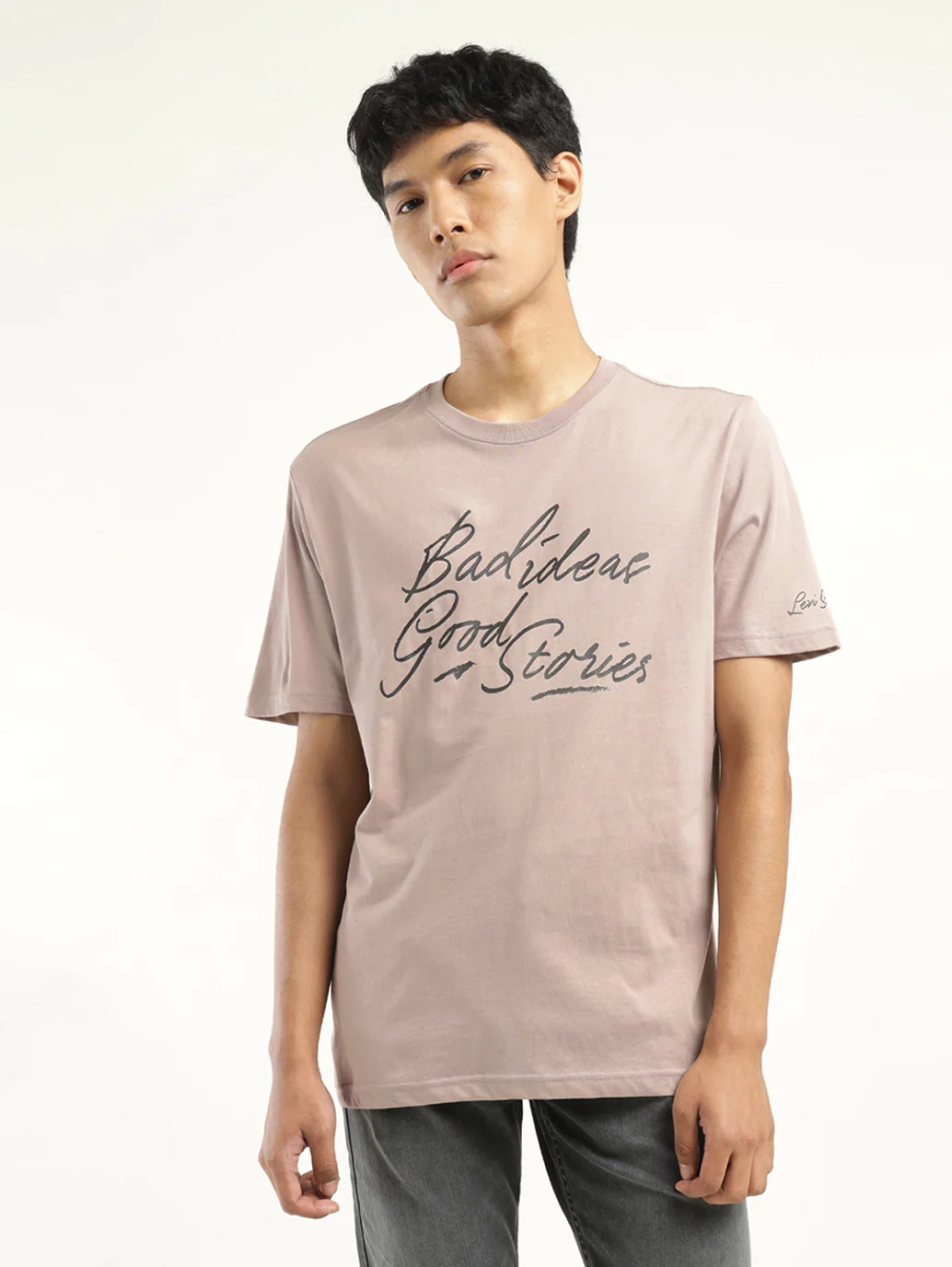 Men's Graphic Print Crew Neck T-shirt - Image 2