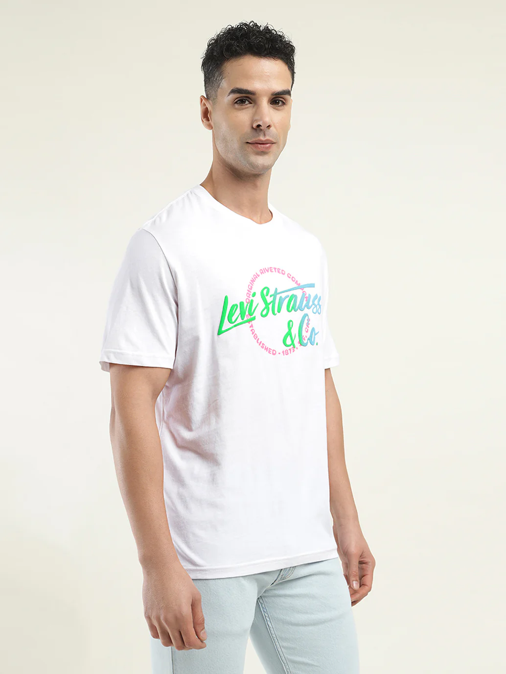 Men's Graphic Print Crew Neck T-shirt - Image 5