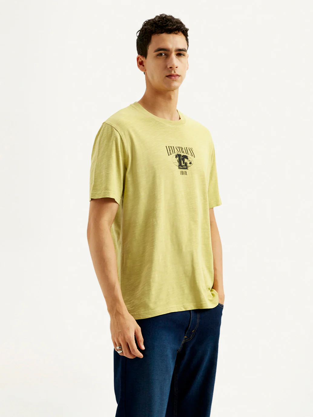 Men's Graphic Overdyed Crew Neck T-shirt - Image 5
