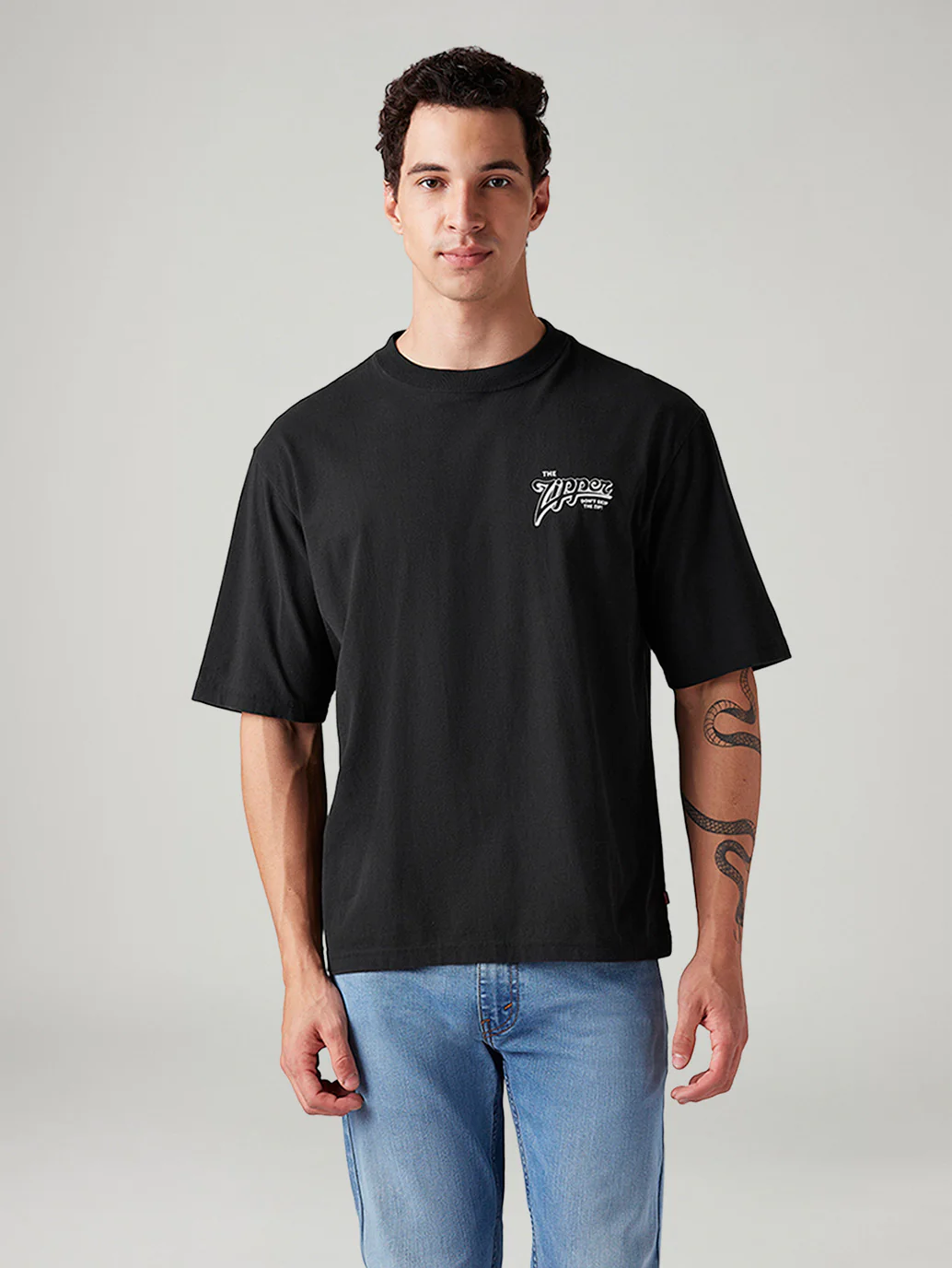 Men's Graphic Print Loose Fit T-Shirt - Image 3