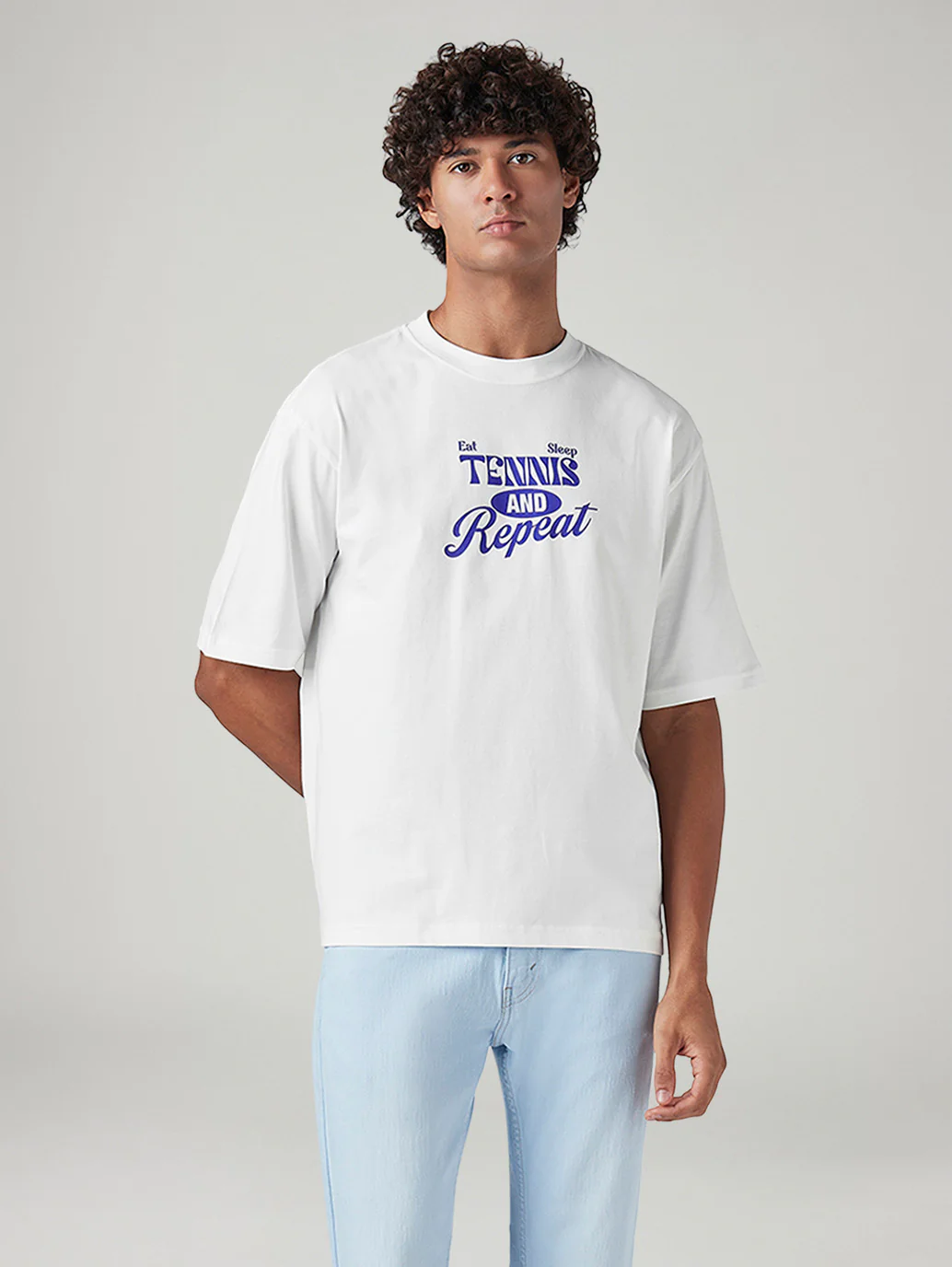 Men's Graphic Print Loose Fit T-Shirt