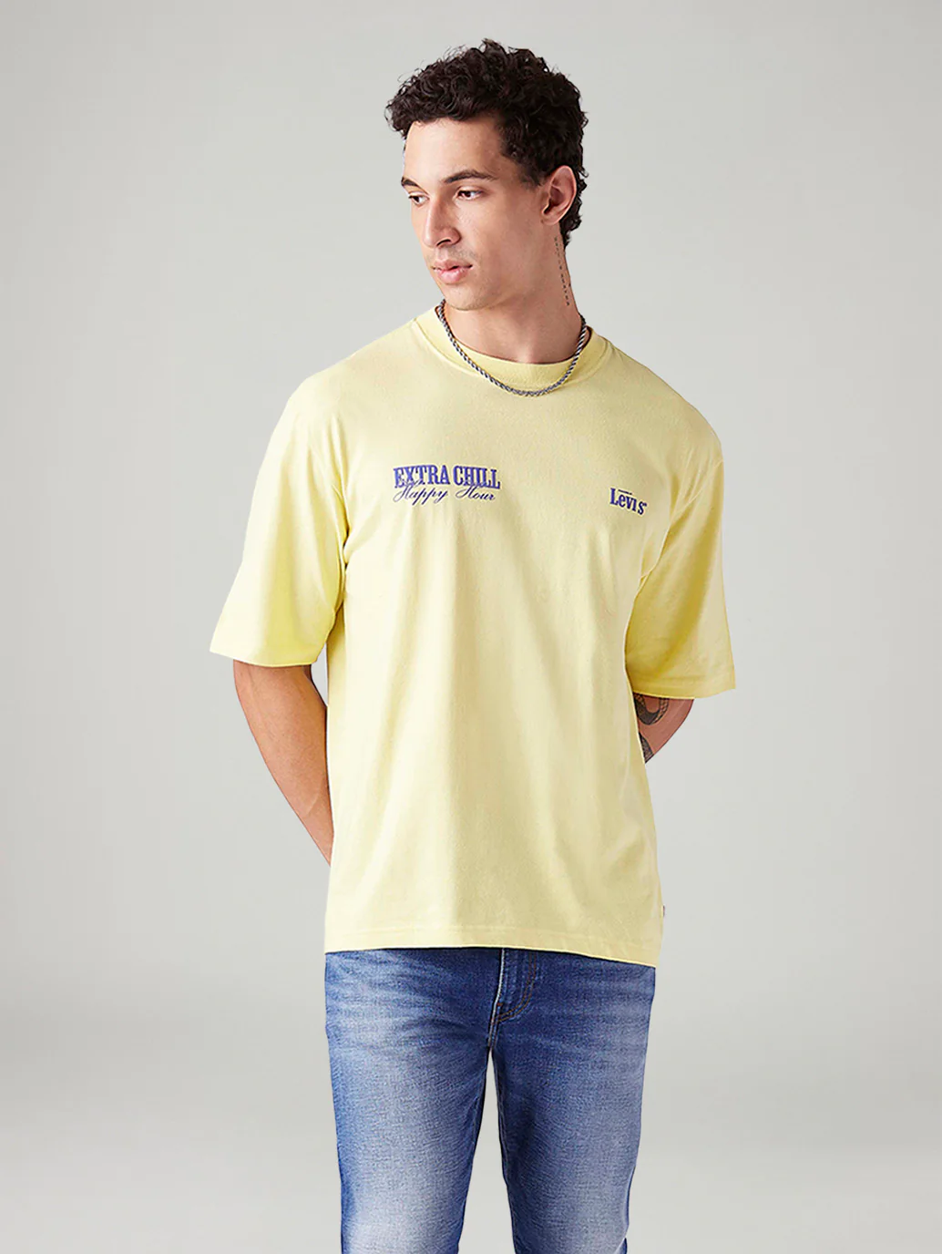 Men's Graphic Print Loose Fit T-Shirt