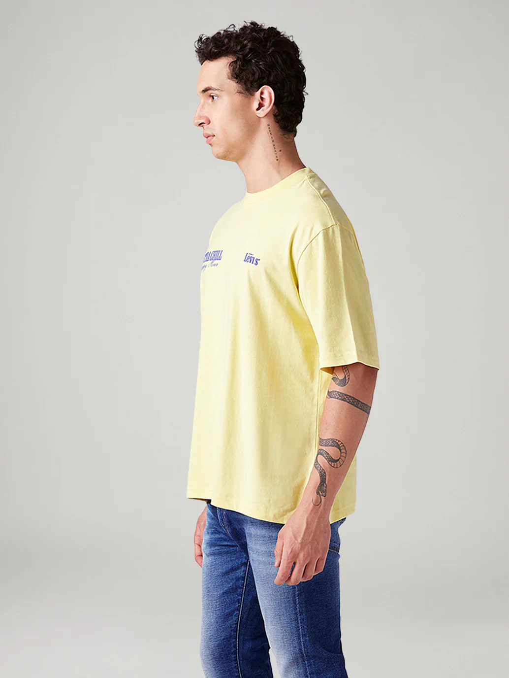 Men's Graphic Print Loose Fit T-Shirt - Image 5