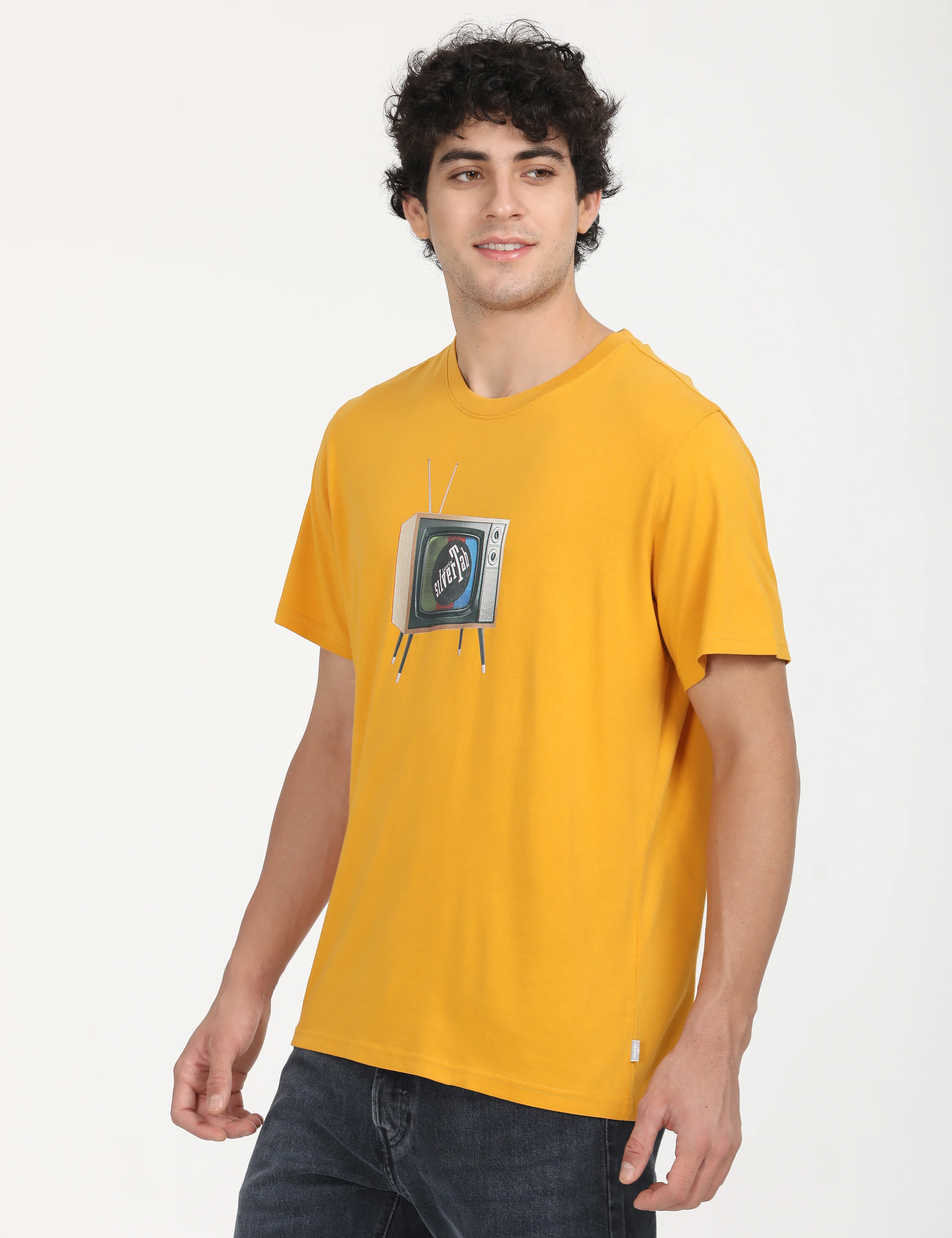 Men's Graphic Print Loose Fit T-Shirt - Image 2