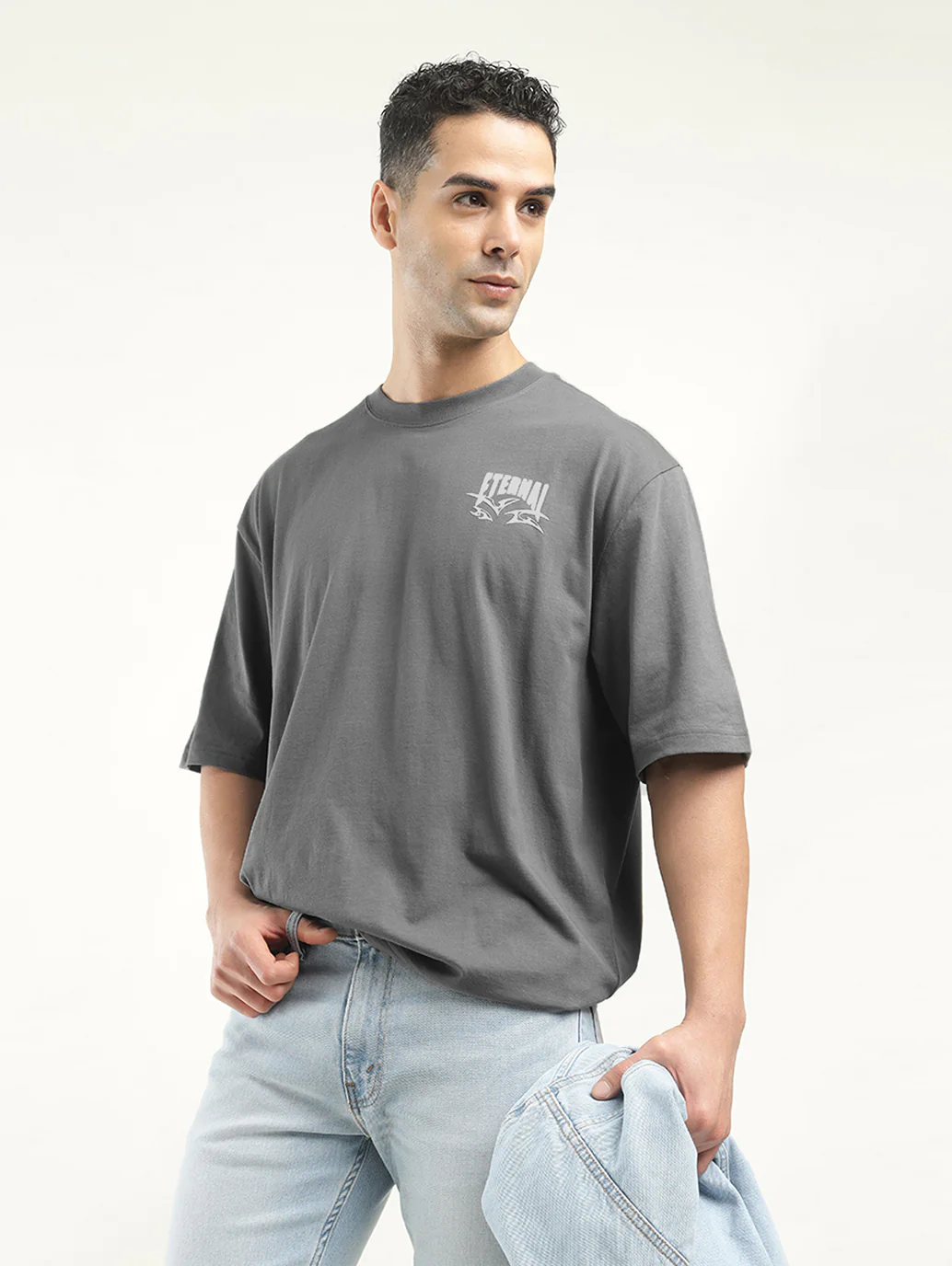 Men's Graphic Print Loose Fit T-shirt - Image 2