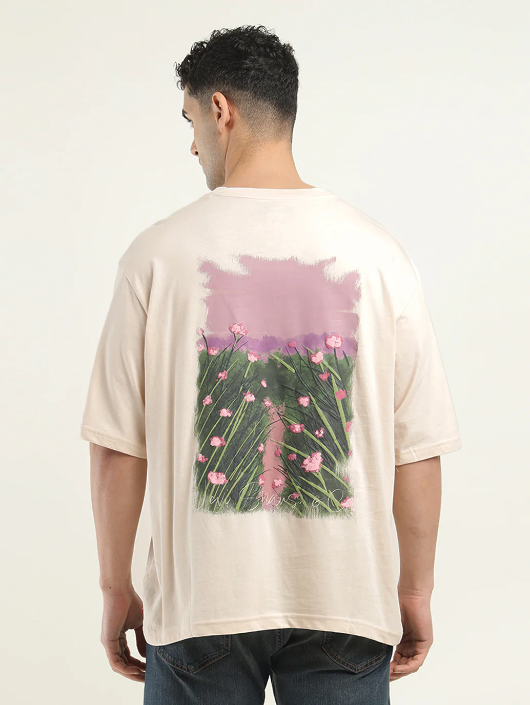 Men's Graphic Print Loose Fit T-shirt