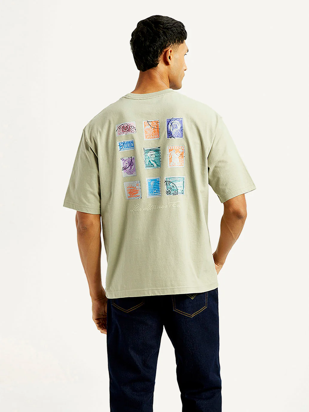 Men's Graphic Print Loose Fit T-shirt - Image 4