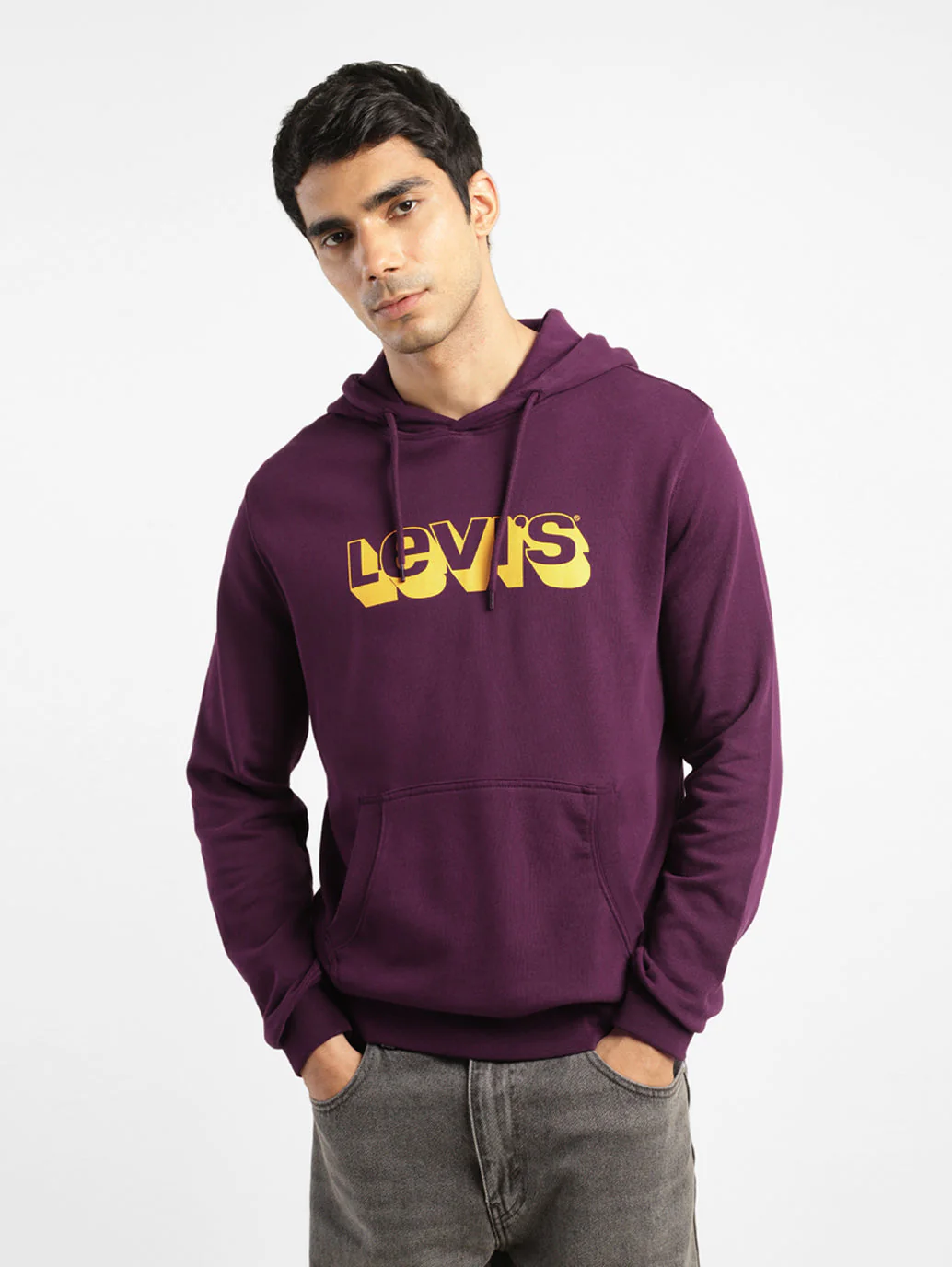 Men's Graphic Print Hooded Sweatshirt - Image 2