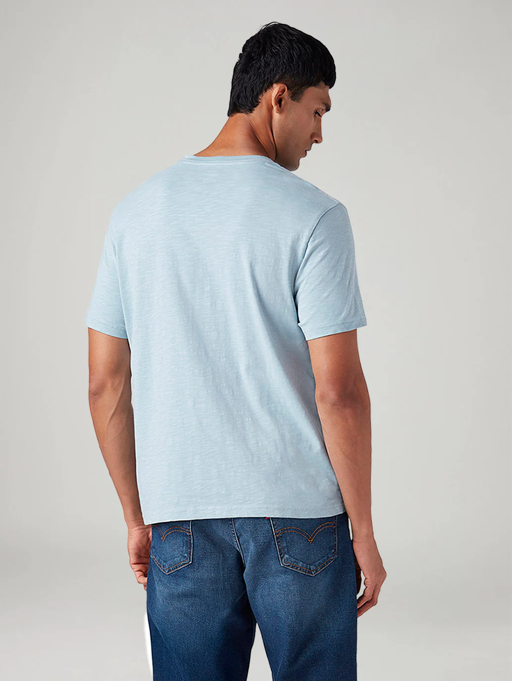 Men's Graphic Print Regular Fit Overdyed T-Shirt - Image 3