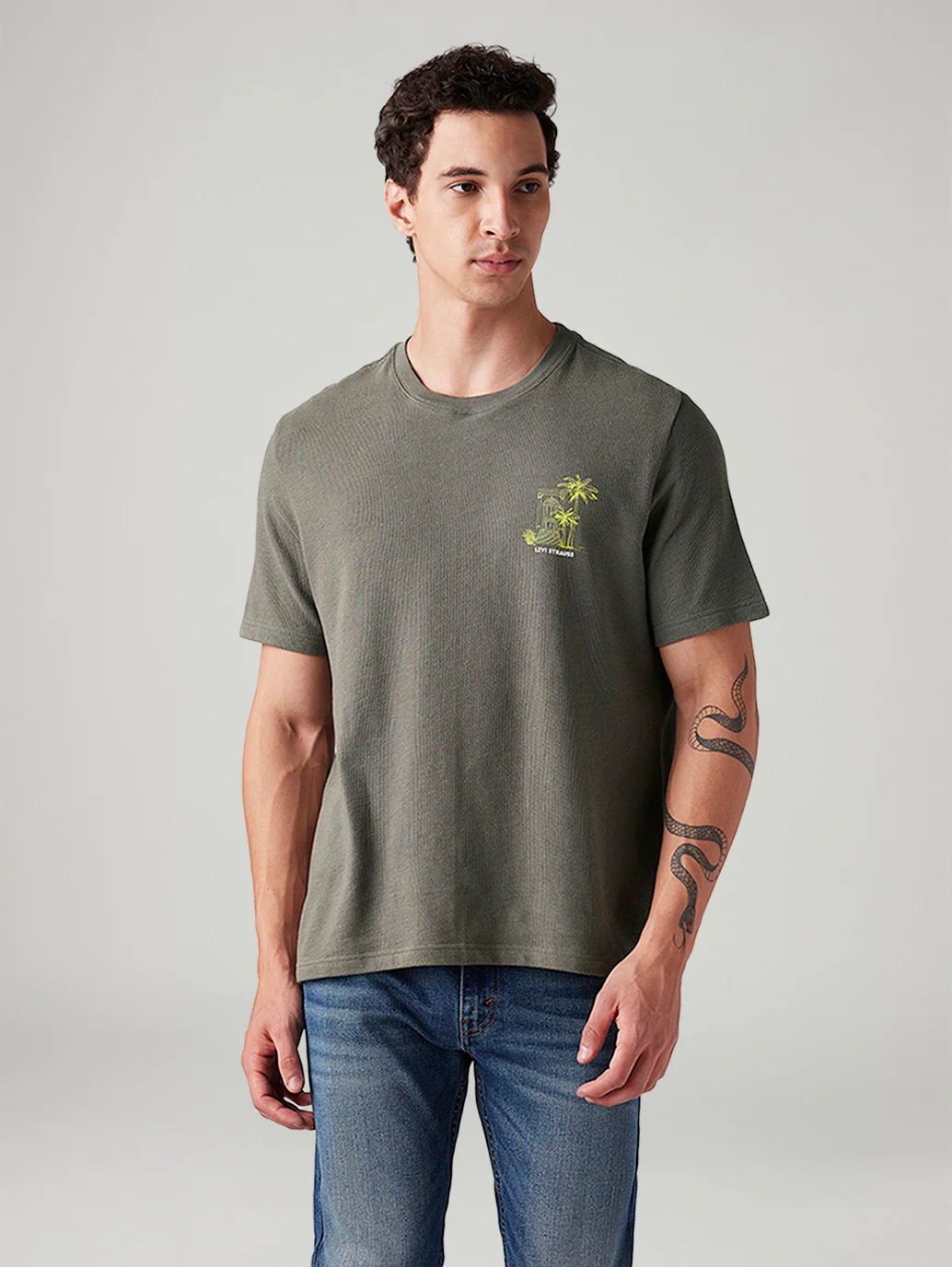 Men's Graphic Print Regular Fit T-Shirt - Image 2