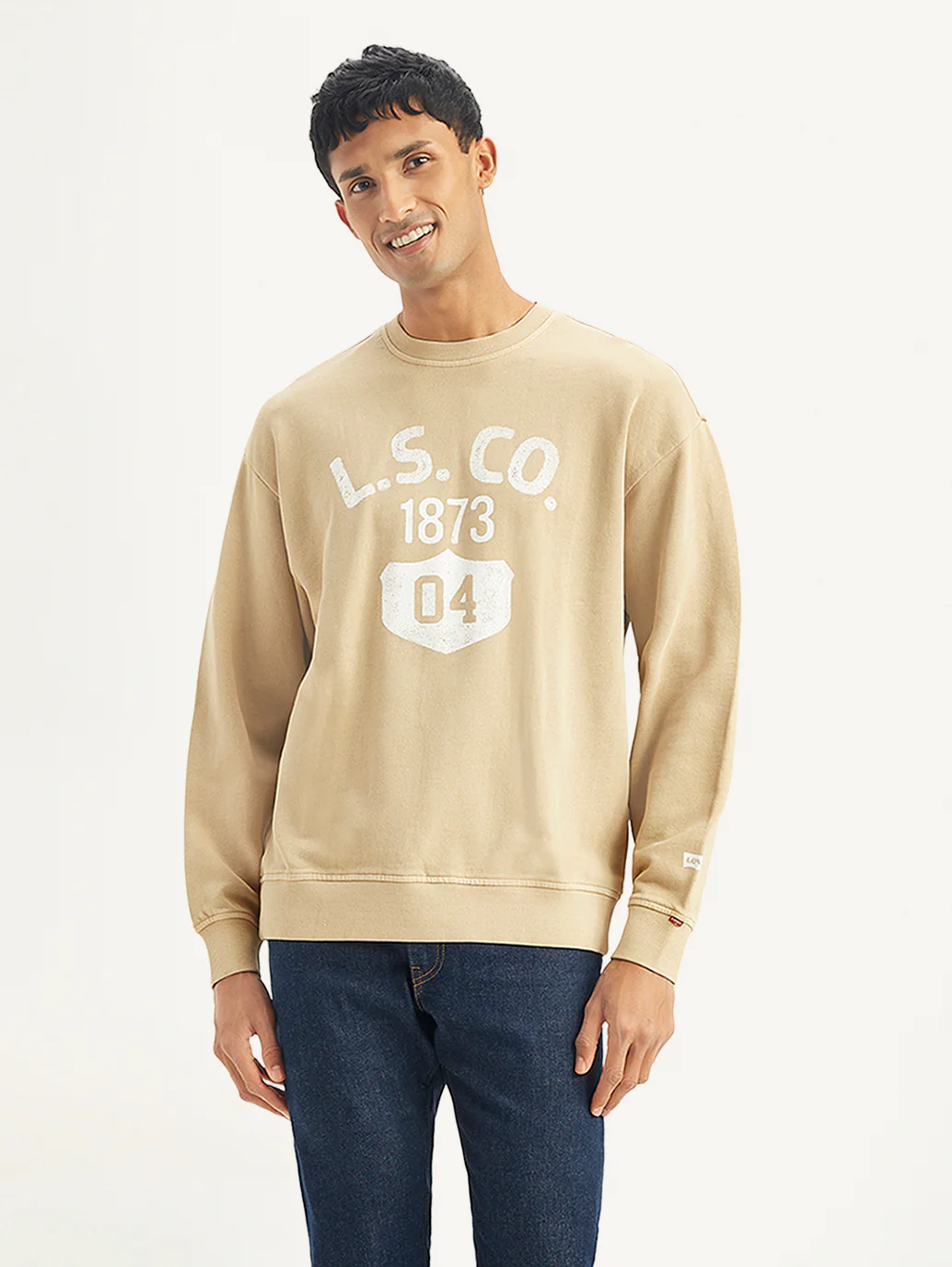 Men's Graphic Print Relaxed Fit Sweatshirt - Image 2