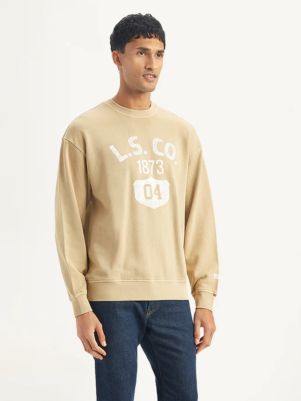 Men's Graphic Print Relaxed Fit Sweatshirt - Image 5