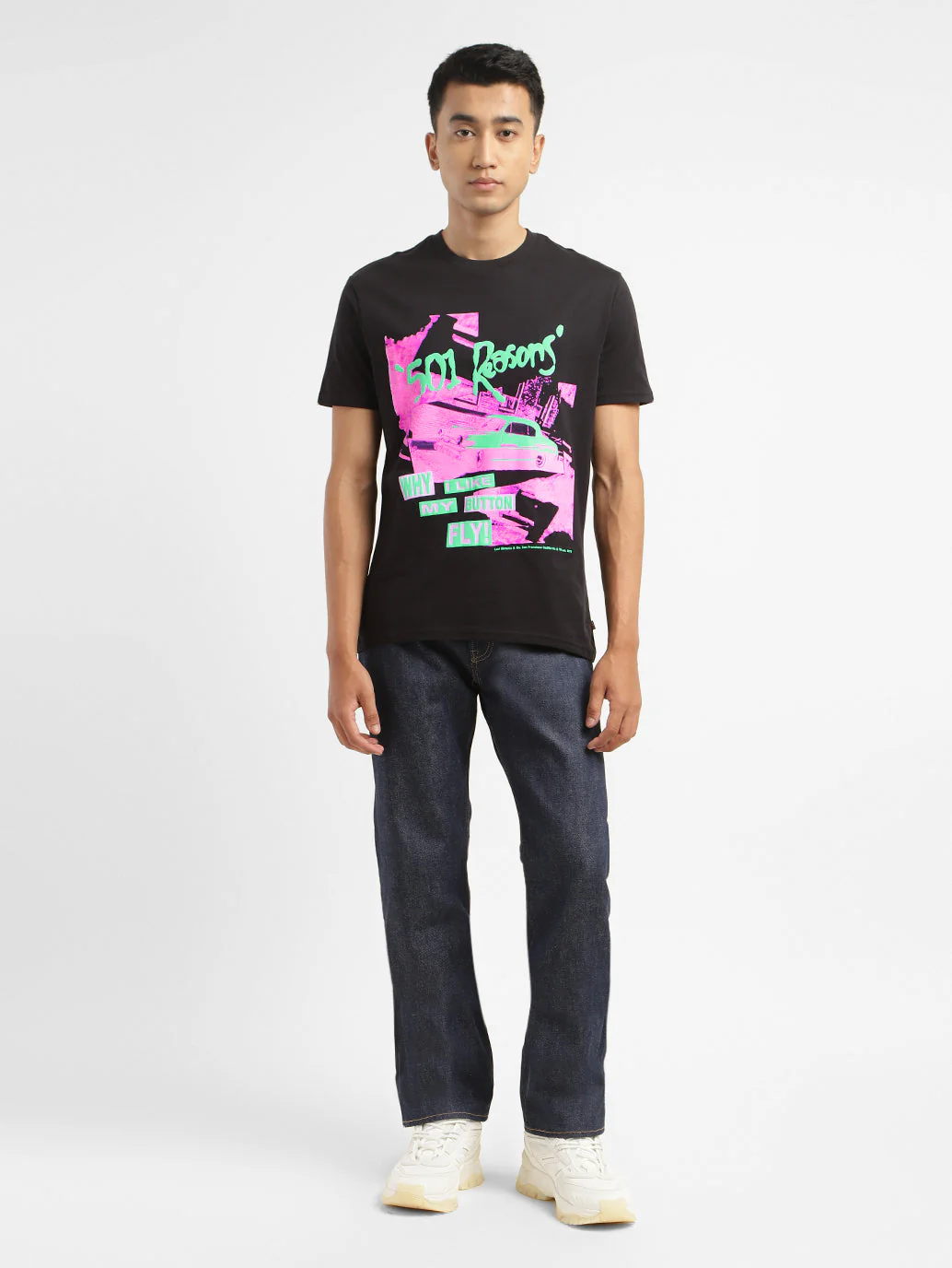 Men's Graphic Print Slim Fit T-shirt - Image 6