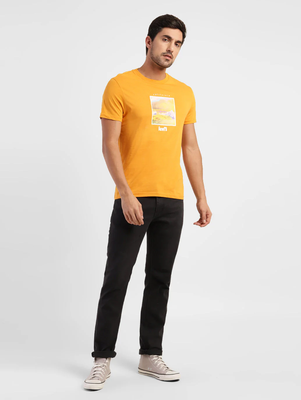 Men's Graphic Print Slim Fit T-shirt - Image 6