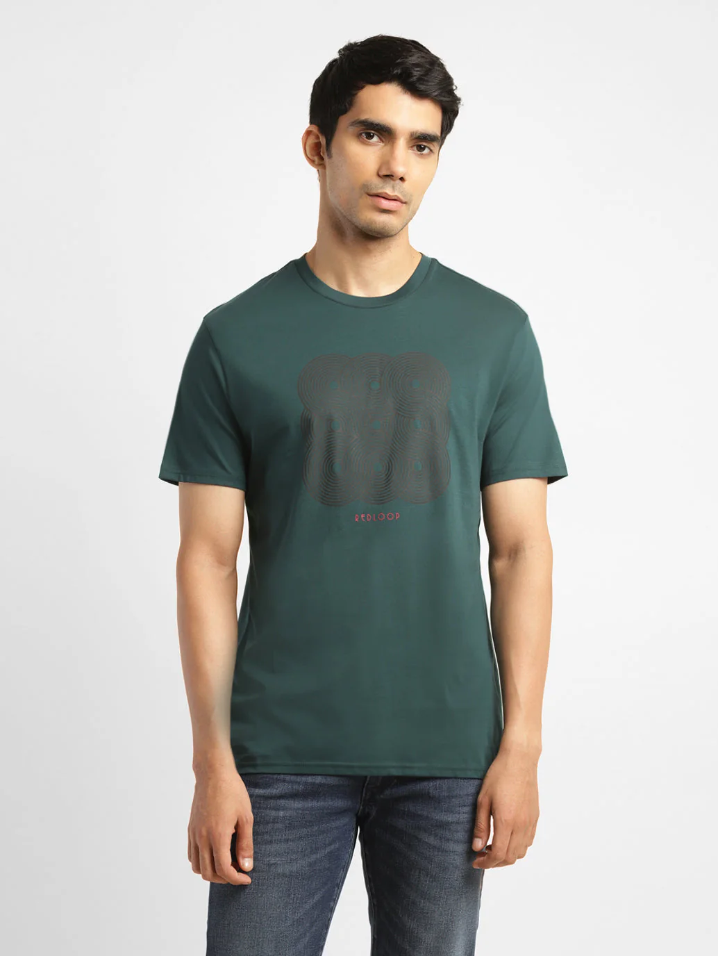 Men's Graphic Round Neck T-shirt - Image 2