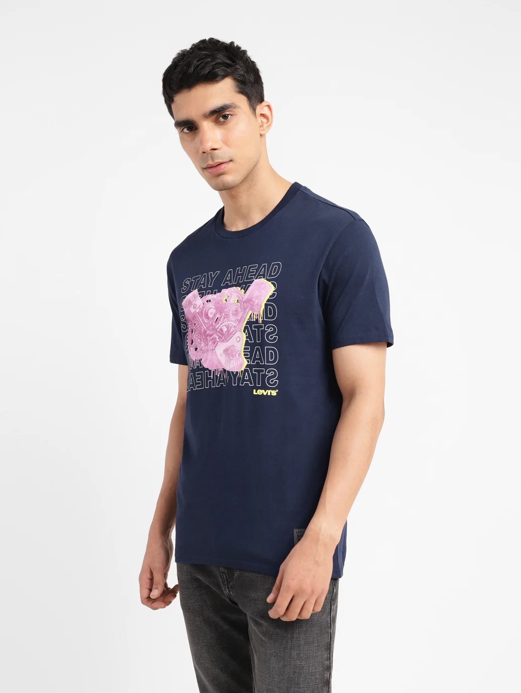 Men's Graphic Slim Fit T-shirt - Image 4