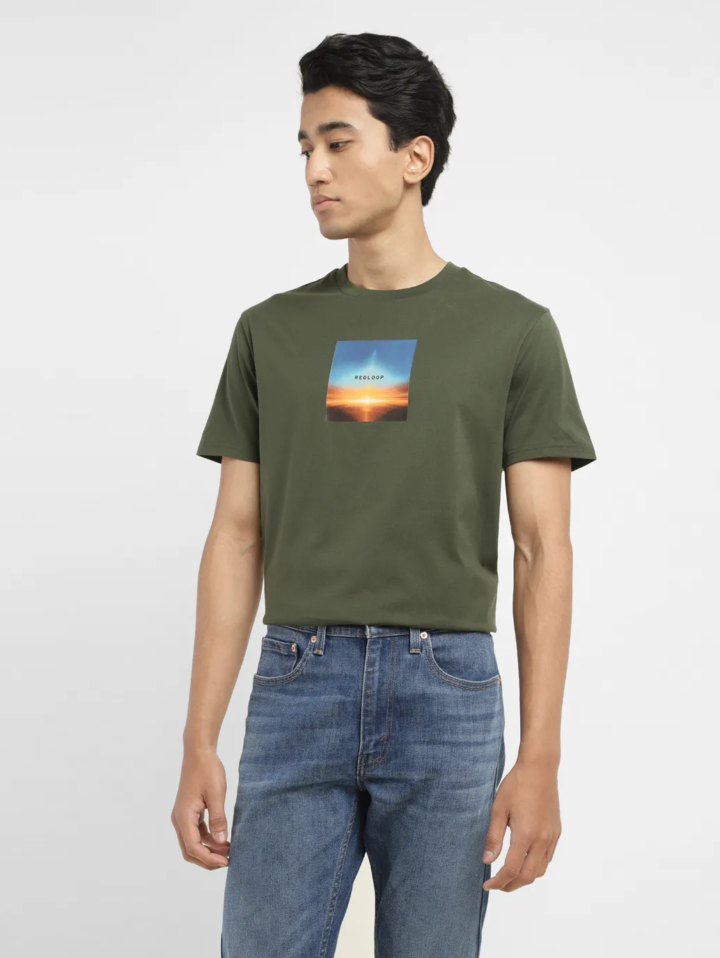 Men's Redloop Graphic Slim Fit T-shirt - Image 6