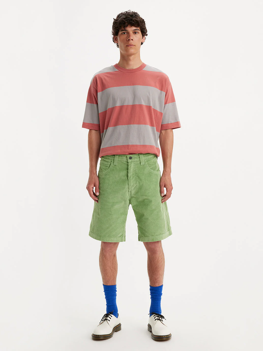 Men's Green Slim Fit Shorts - Image 5