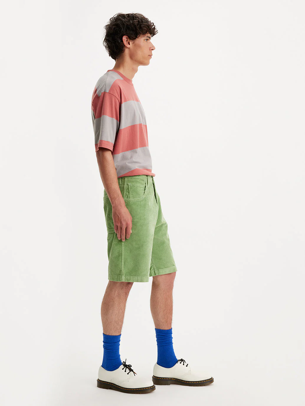 Men's Green Slim Fit Shorts - Image 6