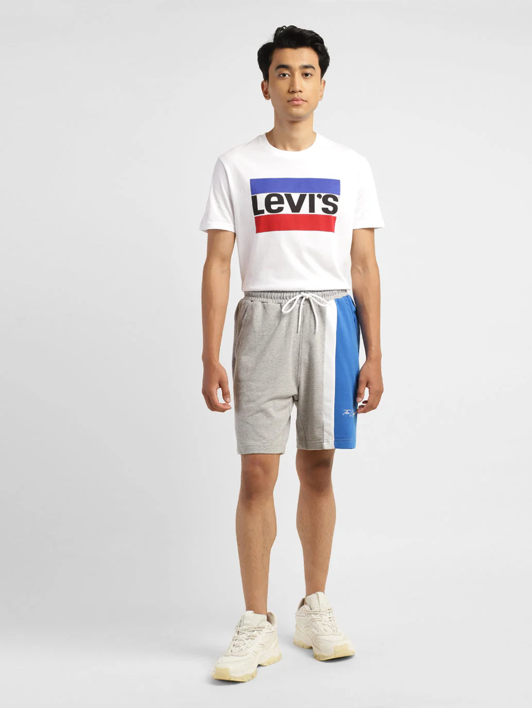 Men's Grey Regular Fit Shorts - Image 7