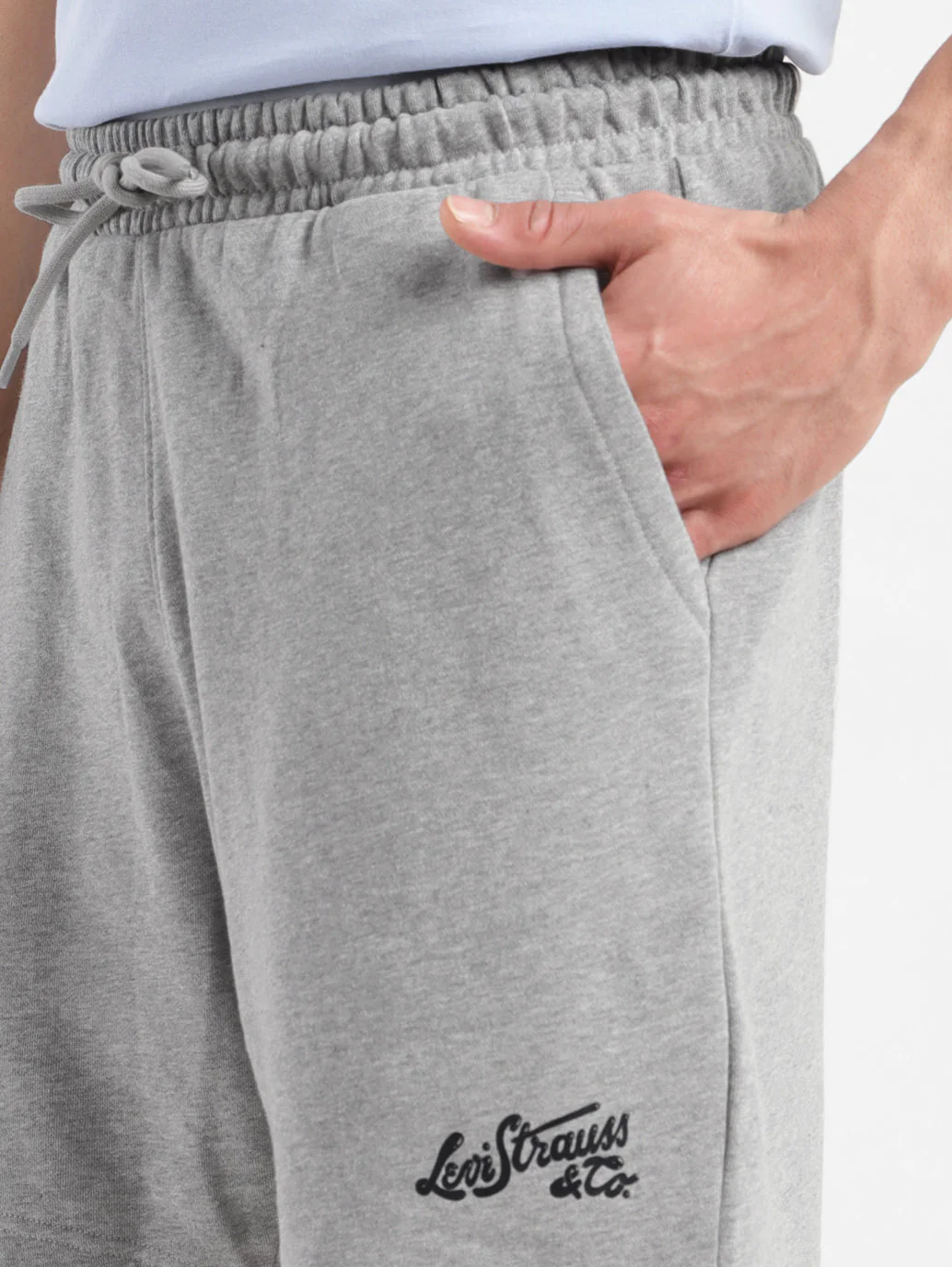 Men's Grey Regular Fit Shorts - Image 5