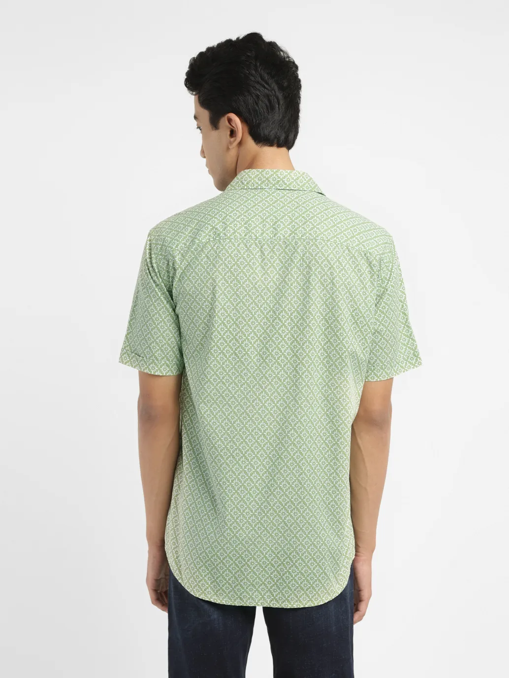 Men's Jacquard Slim Fit Shirt - Image 3