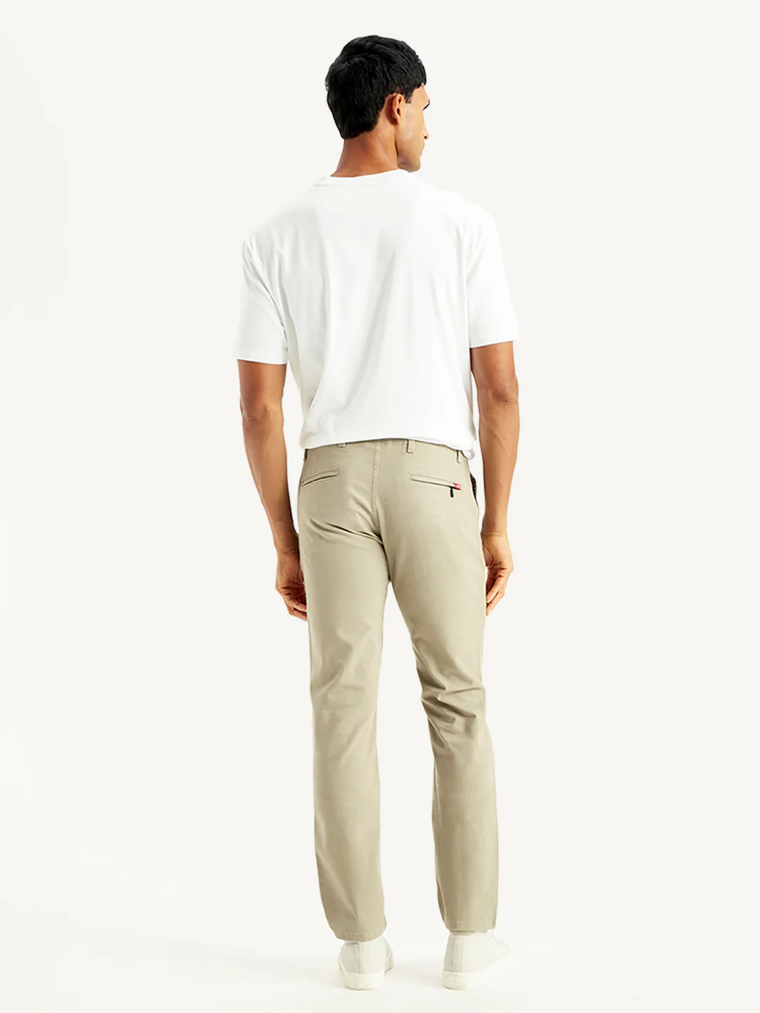 Men's Khaki Slim Fit Chinos - Image 2