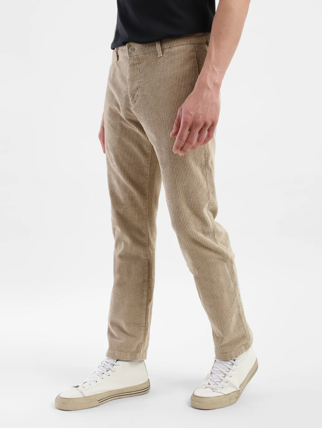 Men's Khaki Slim Fit Chinos - Image 4