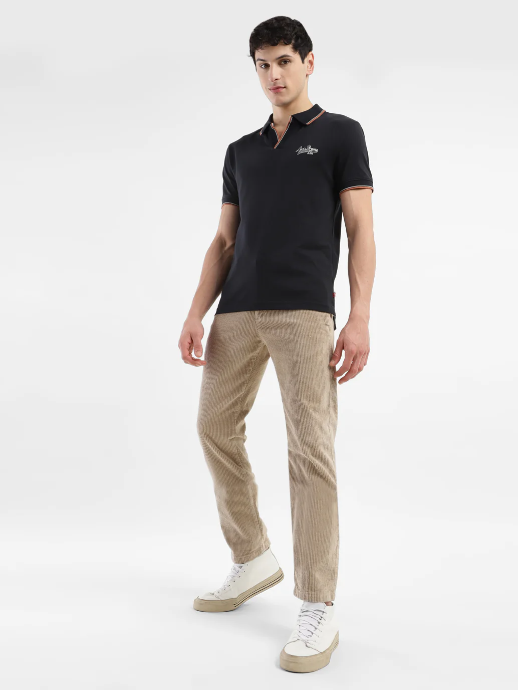 Men's Khaki Slim Fit Chinos - Image 7