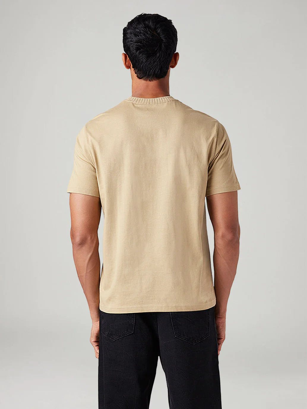Men's Knitted Regular Fit T-Shirt - Image 3