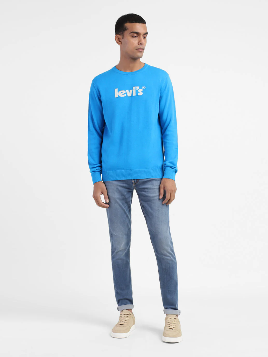 Men's Brand Logo Crew Neck Sweater - Image 6