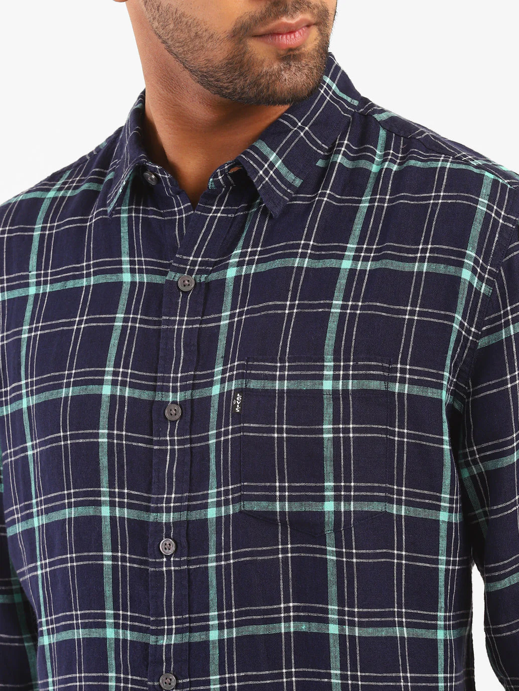 Men's Checkered Slim Fit Shirt - Image 4