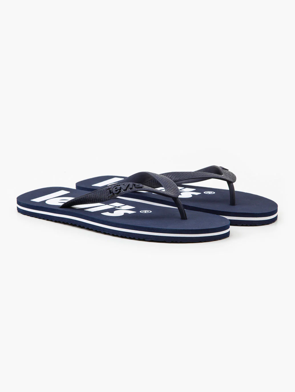 Men's Brand Logo Flip Flops - Image 2