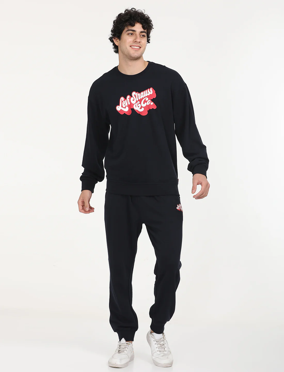 Men's Navy Regular Fit Joggers