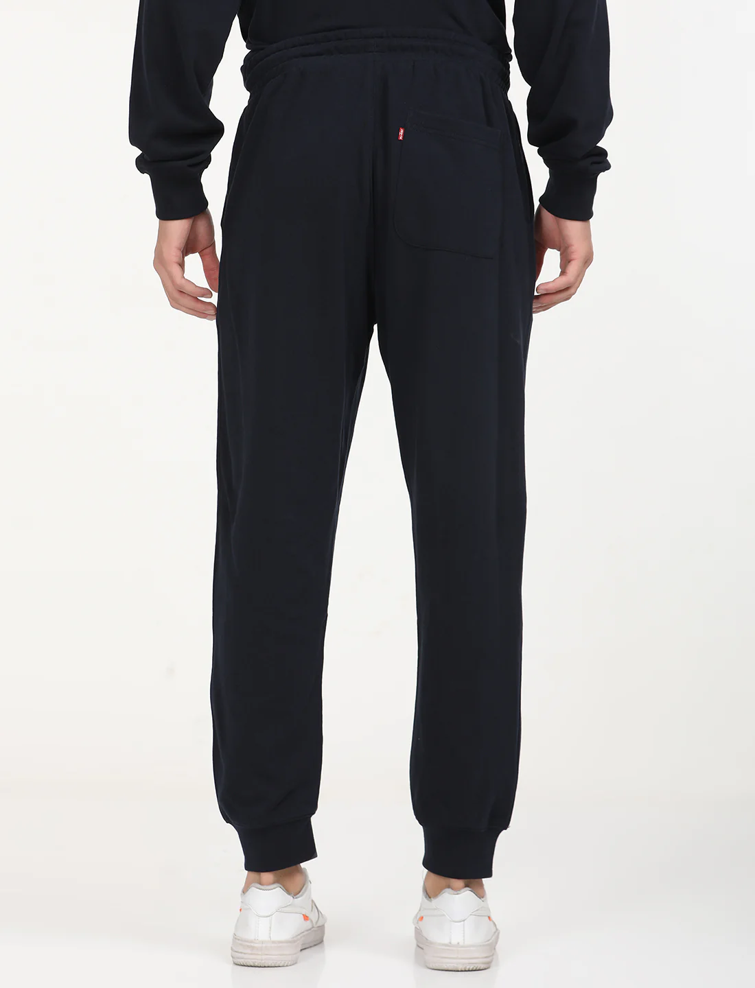 Men's Navy Regular Fit Joggers - Image 3