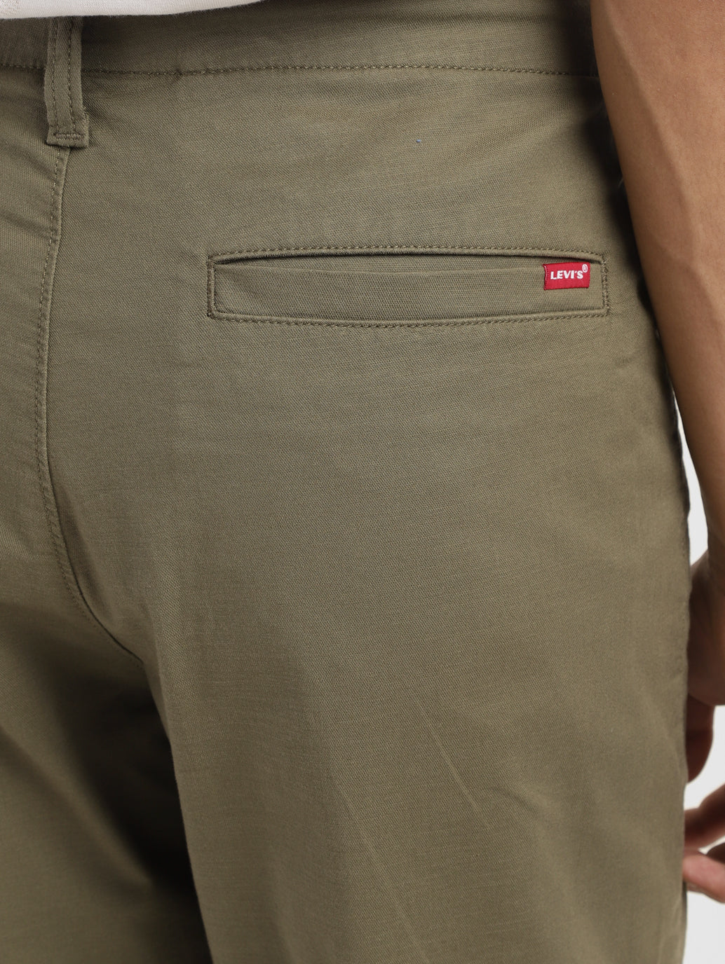 Men's Olive Regular Fit Joggers - Image 5