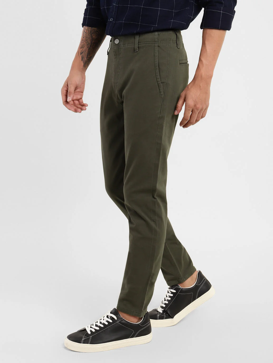 Men's Slim Tapered Fit Trousers - Image 4