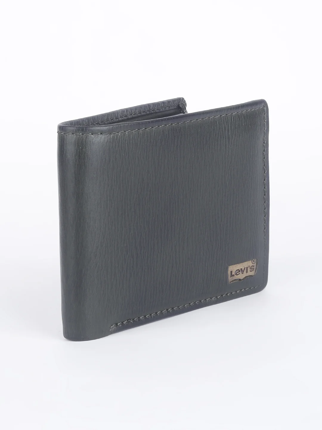 Men's Olive Solid Bi-Fold Wallet - Image 4