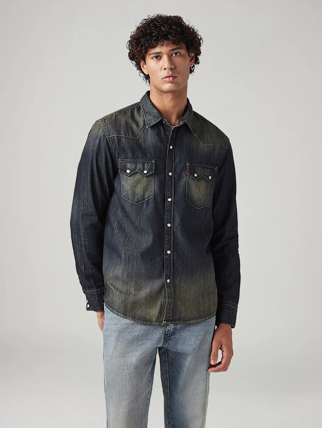 Men's Ombre Slim Fit Shirt - Image 2