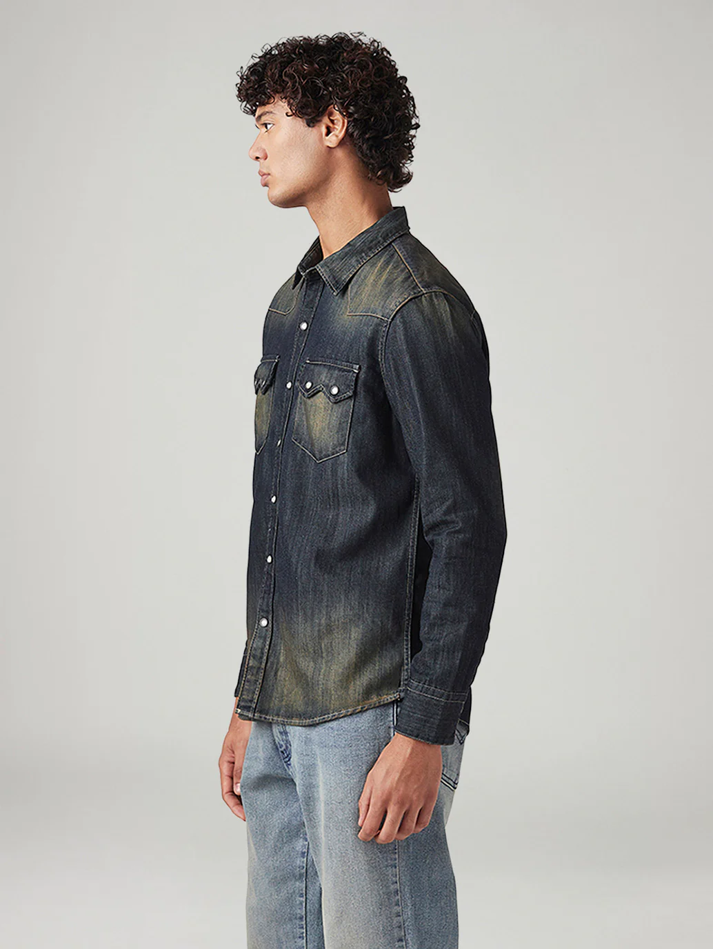 Men's Ombre Slim Fit Shirt - Image 4