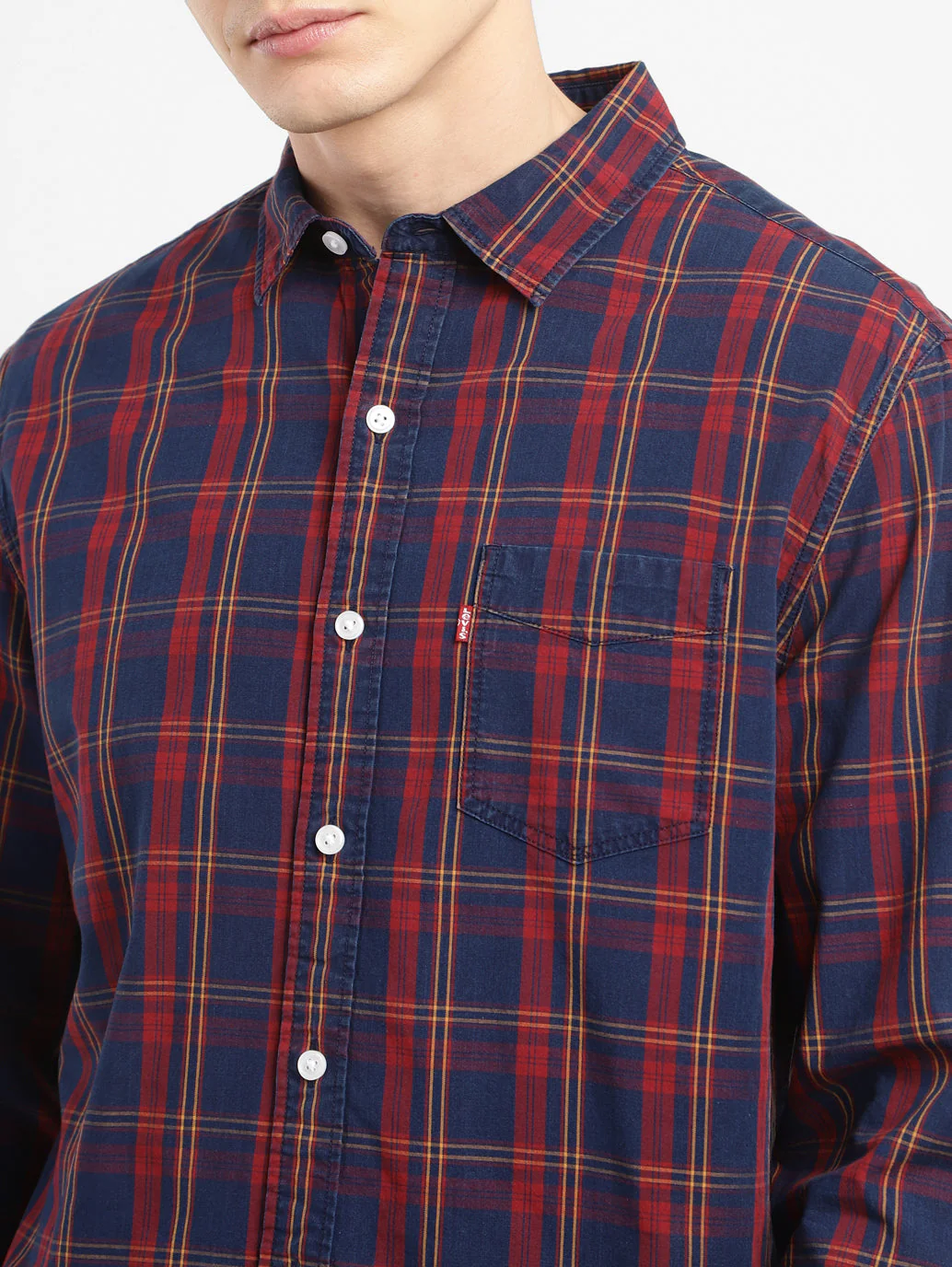 Men's Checkered Slim Fit Shirt - Image 5